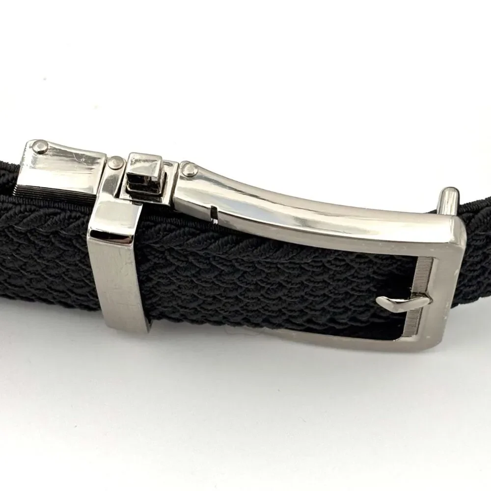 Nexbelt Men's Braided Black Golf Ratchet Belt 1.38